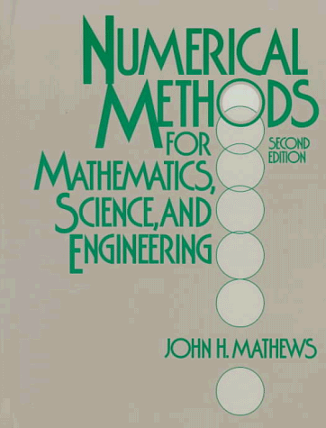 numerical methods for mathematics john h mathews pdf